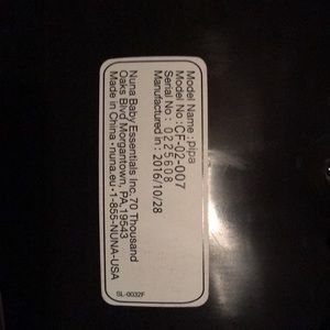 nuna pipa manufacture date